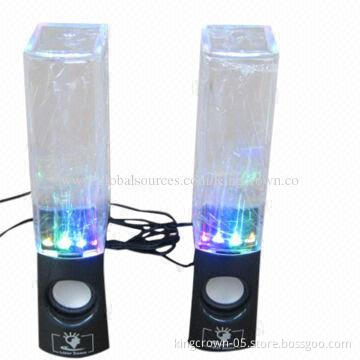 Water dancing speaker, 150Hz to 18kHz frequency response